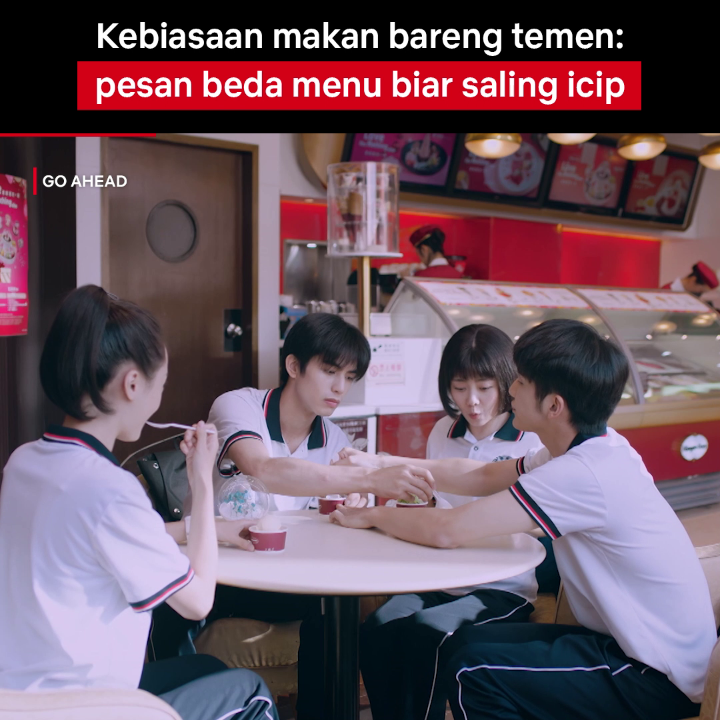 Tapi kadang suka ada aja temen yang bawa sendok doang 😌