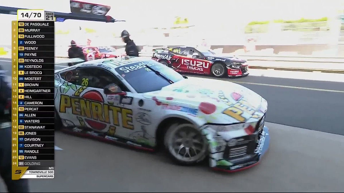 This might be the greatest pit rejoin of ALL TIME from Cam 🤯 #RepcoSC #Supercars