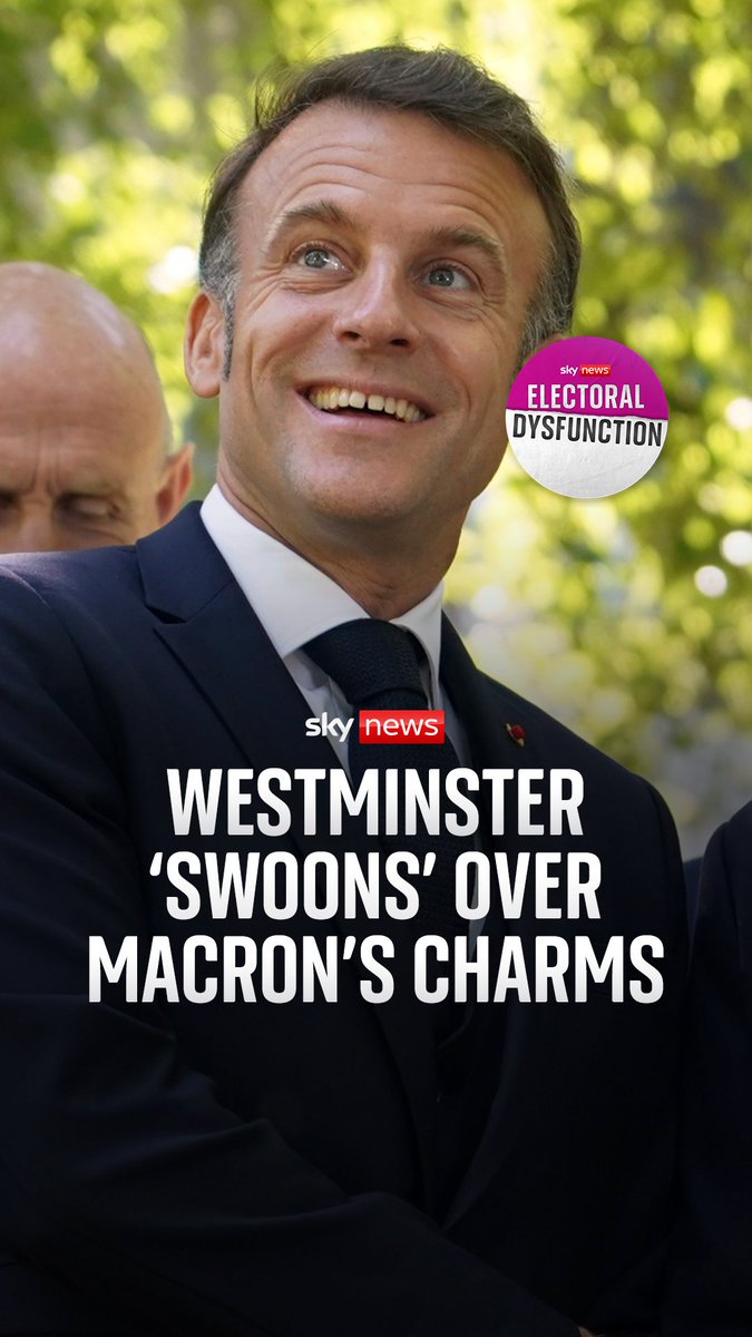 How has Westminster reacted to Emmanuel Macron's charms? Beth Rigby tells Harriet Harman and Ruth Davidson about MPs and Peers swooning over the French president. #ElectoralDysfunction 🎧: 📺: