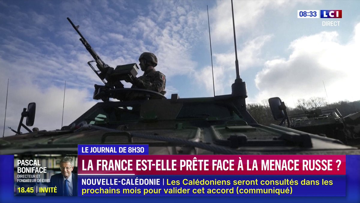 La France est-elle prête à faire face à la menace russe ? ▶️ Le journal de Matthieu Karmann avec Anne-Chloé BOTTET ⬇️