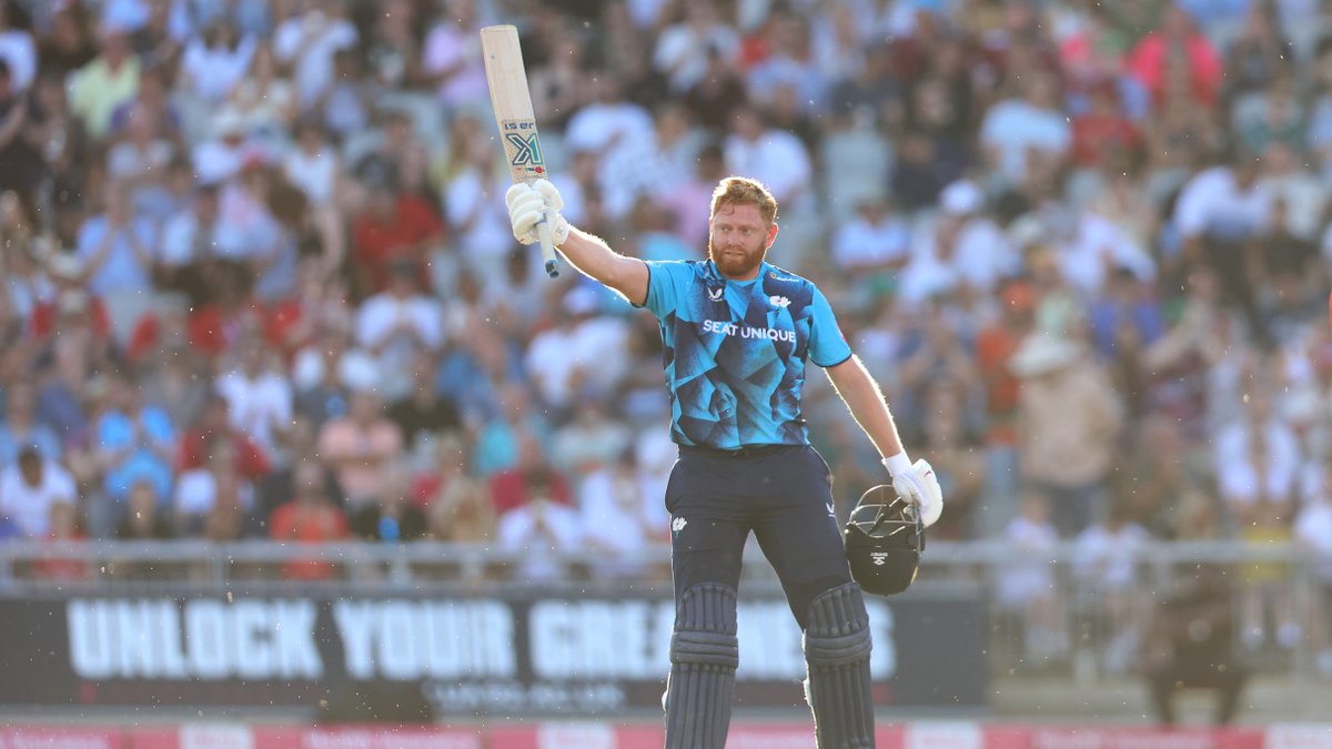 Jonny Bairstow, take a bow 🙇‍♂️ He hit a career-best 116 as Yorkshire won the Roses match against Lancashire Lightning 👏 Watch the full highlights here!