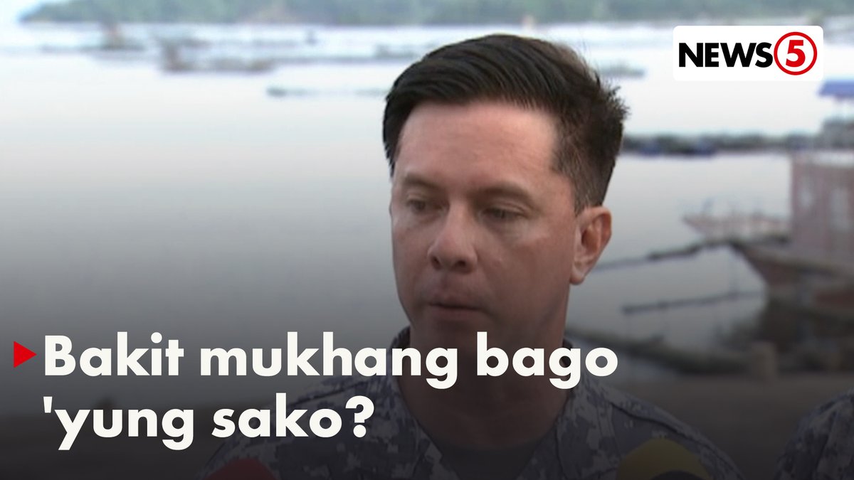 'IPINATONG LANG SA MAS MALINIS NA SAKO' 'Yan ang paliwanag ng Philippine Coast Guard (PCG) kung bakit mukhang bago sa kuhang larawan ang sakong unang iniahon mula sa Taal Lake noong Huwebes, July 10. Related story sa comment section.