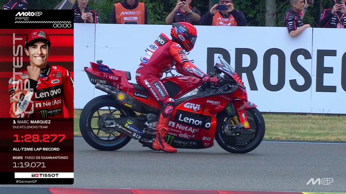 Nobody quicker than Marc Márquez in #MotoGP FP2 🔥 #GermanGP 🇩🇪