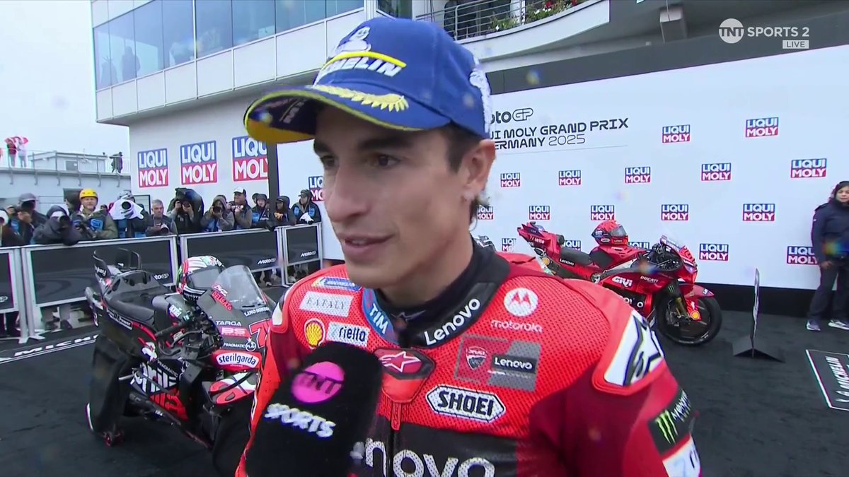"I need to think more about the championship than the race." Marc Marquez is playing the long game this weekend โ๏ธ #MotoGP | #GermanGP Live on TNT Sports and Discovery+