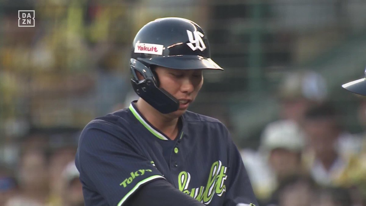 クリーンアップ起用に応える 太田賢吾がセンター返し 初球を叩き先制タイムリー☂️ ⚾プロ野球(2025/7/12) 🆚阪神×ヤクルト 📱Live on DAZN #オレをみろ #swallows
