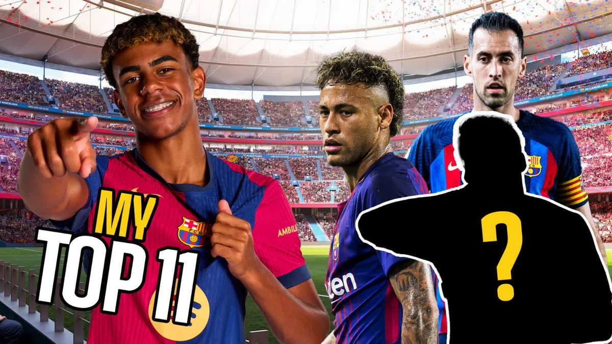 𝐋𝐚𝐦𝐢𝐧𝐞'𝐬 𝐚𝐥𝐥 𝐭𝐢𝐦𝐞 𝐗𝐈 🔎 👀 Which Barça players past and present will he choose for his team?