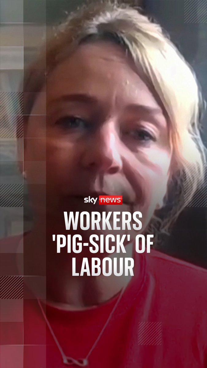 Sharon Graham told Sky News that workers are sick of the Labour party abandoning working class communities, following Angela Rayner's suspension from Unite.