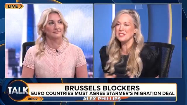 Former MEP Belinda De Lucy says Keir Starmer has "outsourced" UK sovereignty to France with his latest migrant deal. "Keir, who can't negotiate his way out of a paper bag." 📺WATCH: Alex Phillips | Belinda de Lucy