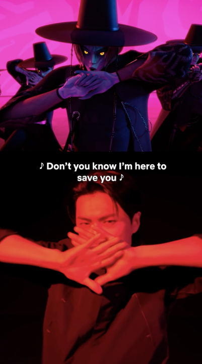 is he sure he's not a saja boy in disguise 👀 #KPopDemonHunters #Enhypen #Jay #엔하이픈 #제이