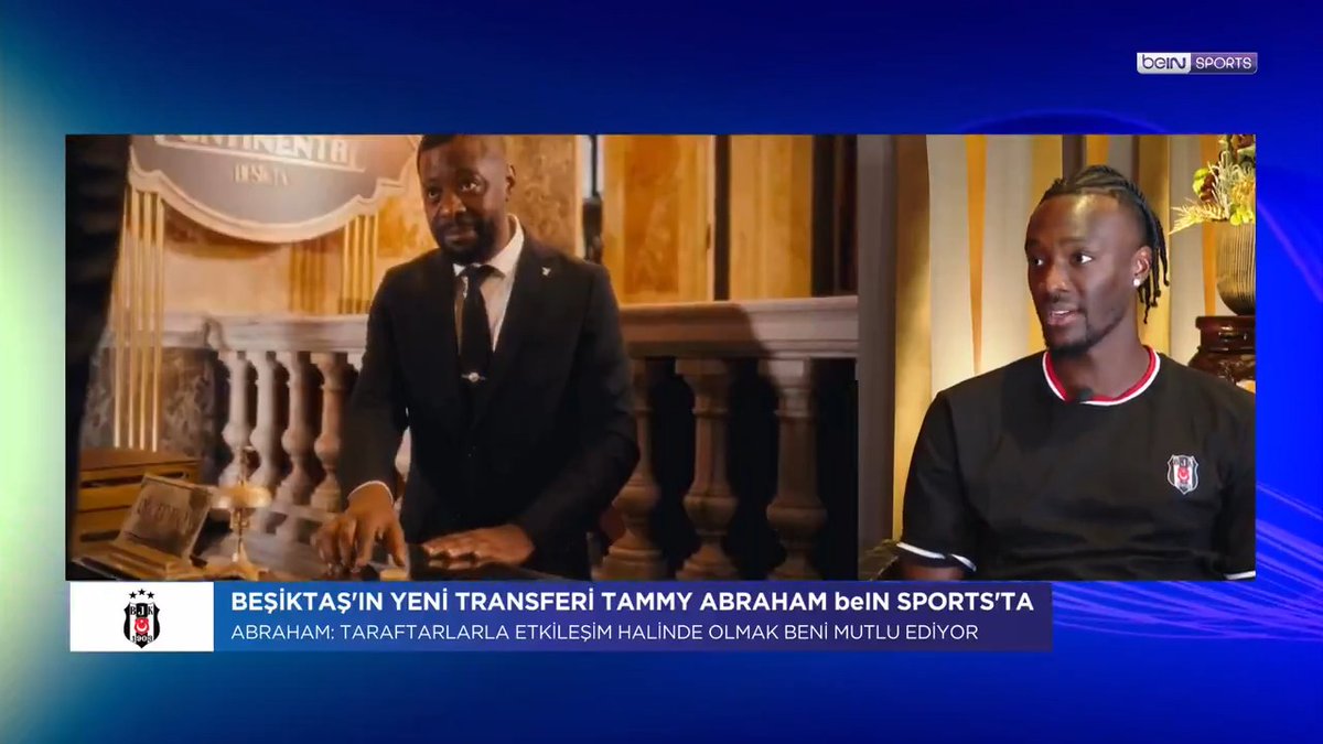 🗣️ Tammy Abraham: “Atiba Hutchinson ve Pascal Nouma, çok iyi tavsiyelerde bulundular. Beni karşılamaları çok iyiydi. ‘Tutkunu gördükleri zaman, taraftarlar seni sevecekler.’ dediler.”