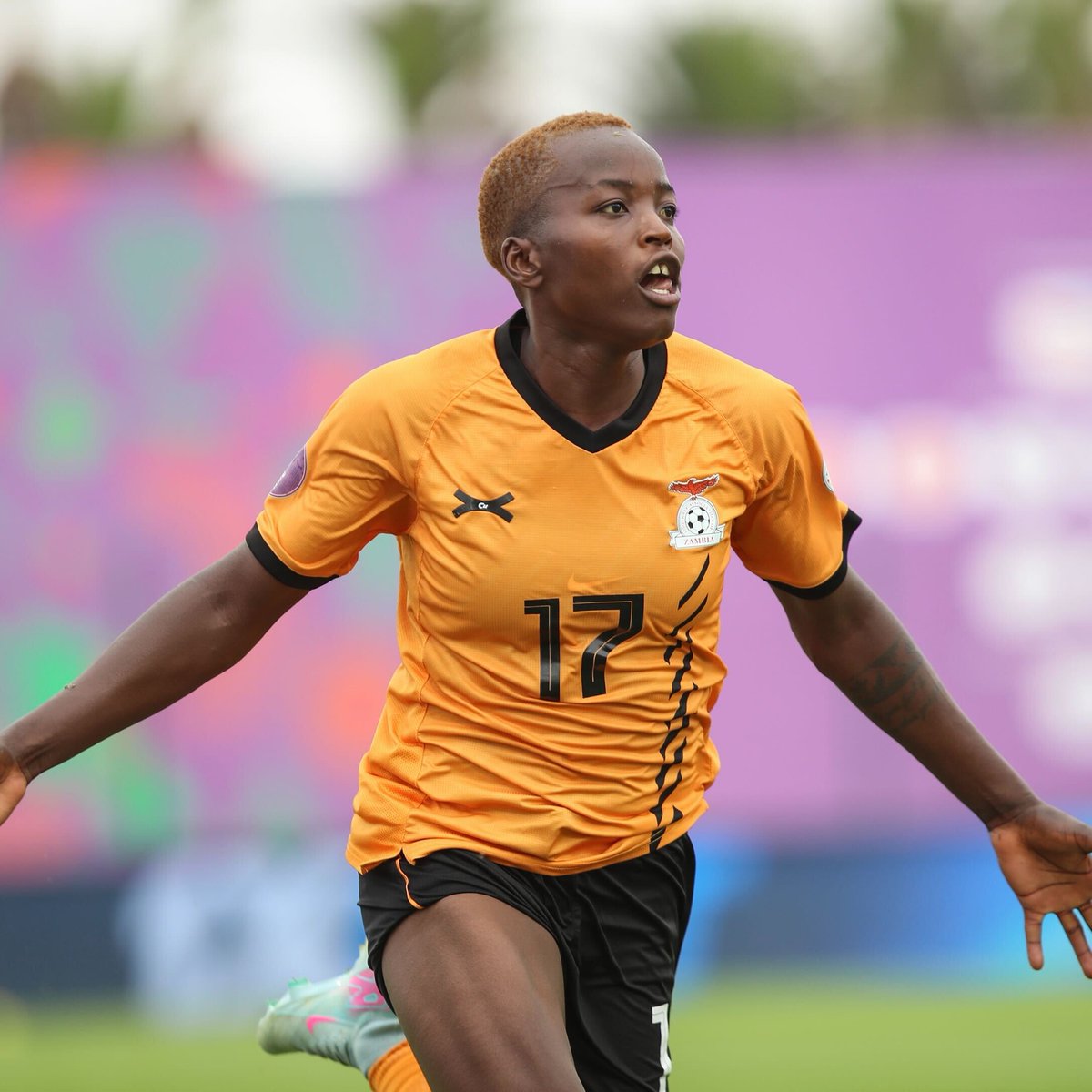 Take note. 📝 Zambia’s Racheal Kundananji isn’t just playing, she’s setting the pace in #TotalEnergiesWAFCON2024 🇿🇲 @football2gether