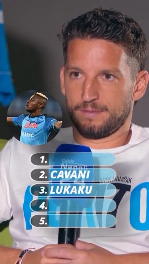 Mertens'e göre De Laurentiis dönemindeki en iyi 5 Napoli forveti