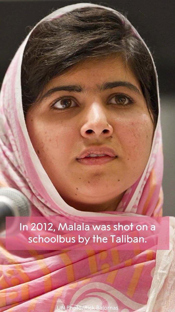 Join Josephine from the @nobelprizemuseum as she tells the inspiring life story of 2014 peace laureate Malala Yousafzai Yousafzai. When she received the peace prize she was only 17 years old. Today she turns 28 - join us in wishing her a happy birthday! #MalalaDay