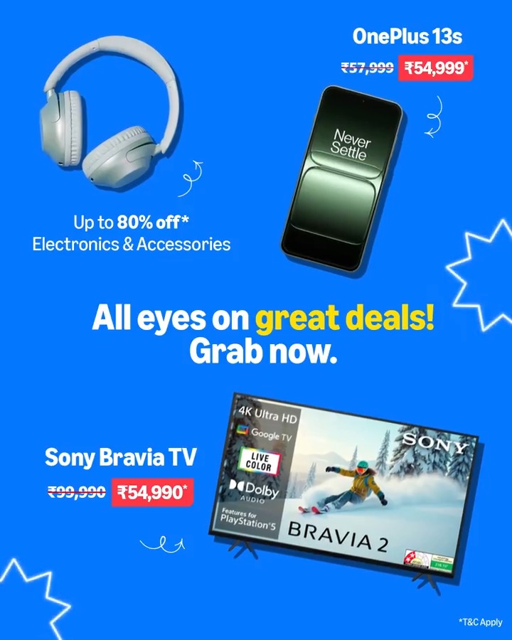 Deals that sound too good to be true, are here for you! 🫵🏻 Amazon Prime Day is LIVE now! 💙 Shop great deals on your favourite categories and make your shopping dreams come true!😍 #AmazonPrimeDay #SpeciallyForYou #Amazon #OnlineShopping #Deals #Discounts