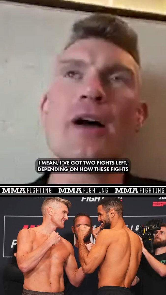 Stephen Thompson is embracing a career ‘crossroads’ ahead of #UFCNashville: "I’ve got two fights left, depending on how these fights go, [I’ll decide] whether or not I keep going." (🎥: @mikeHeck_JR)