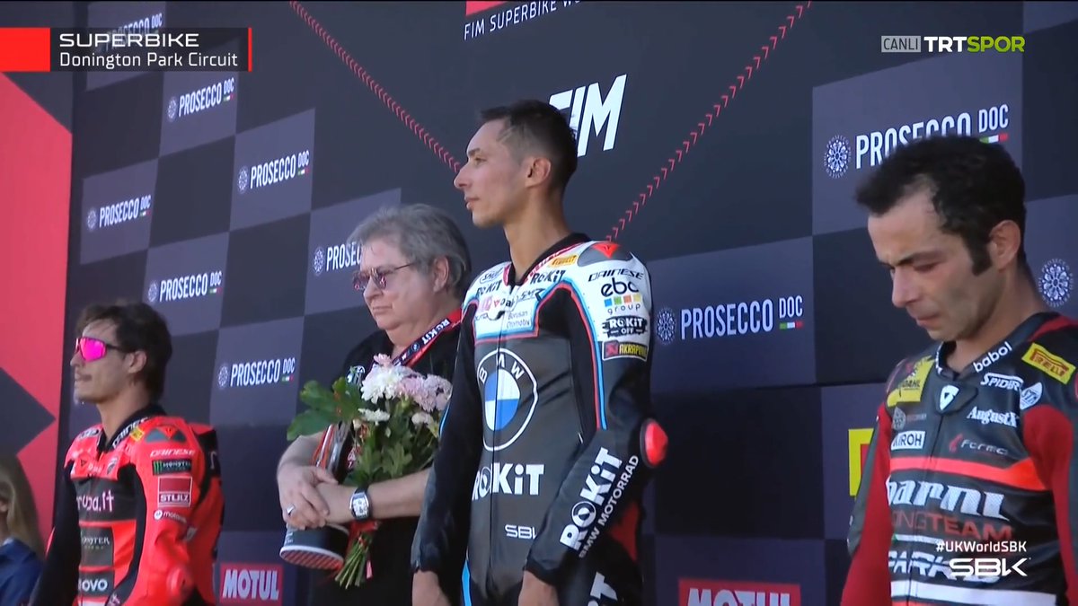 Ve Donington Park'ta İstiklal Marşımız! 🇹🇷 Teşekkürler Toprak Razgatlıoğlu! 👏