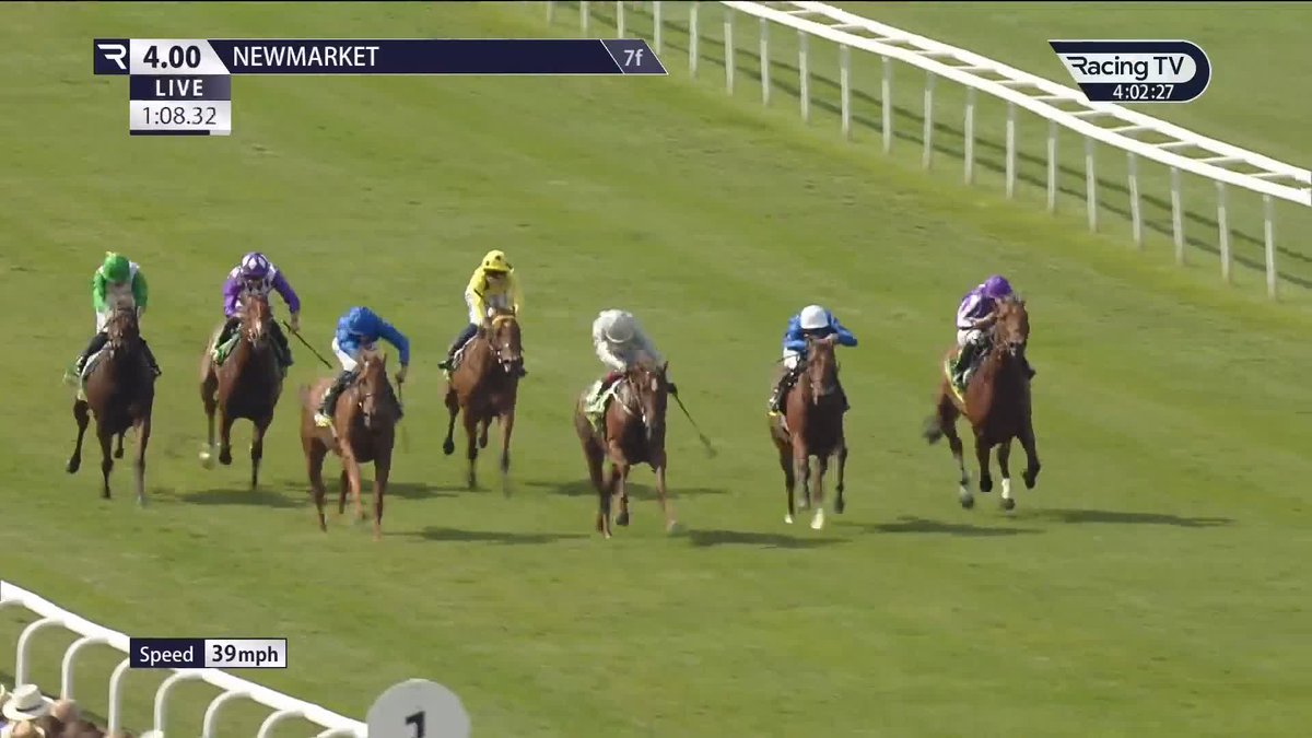 Saba Desert (Dubawi) remains unbeaten to claim Group Two success in the Superlative Stakes 🤩 Another win in the race for William Buick, Charlie Appleby and Godolphin 🔵 Newmarket Racecourse | bet365