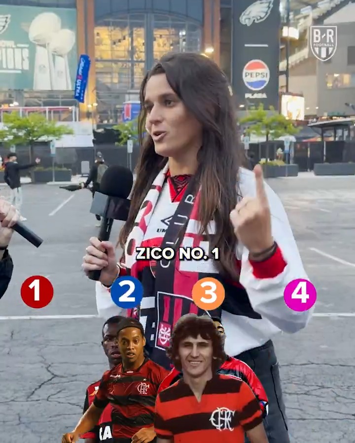 Flamengo fans rank famous former players: Zico, Romário, Ronaldinho and Vinicius ⚫🔴
