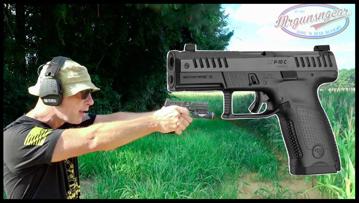 First shots with the new CZ USA P-10C Ported 🤌🏽 #new #CZ #CZUSA #P10C #ported #ManBun