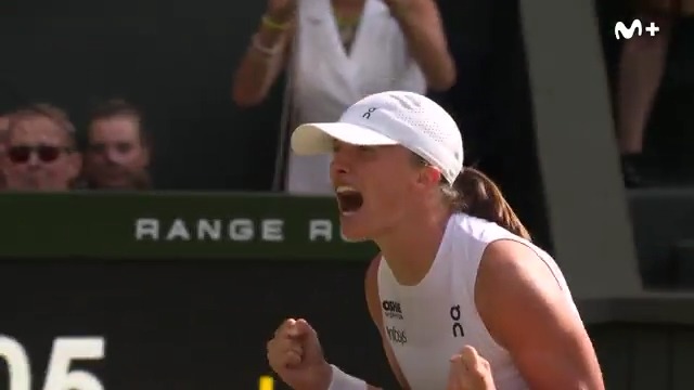 โก๏ธ Swiatek arrolla a Anisimova en 57' y conquista #Wimbledon (6-0 / 6-0). #LaPistaDelTenis