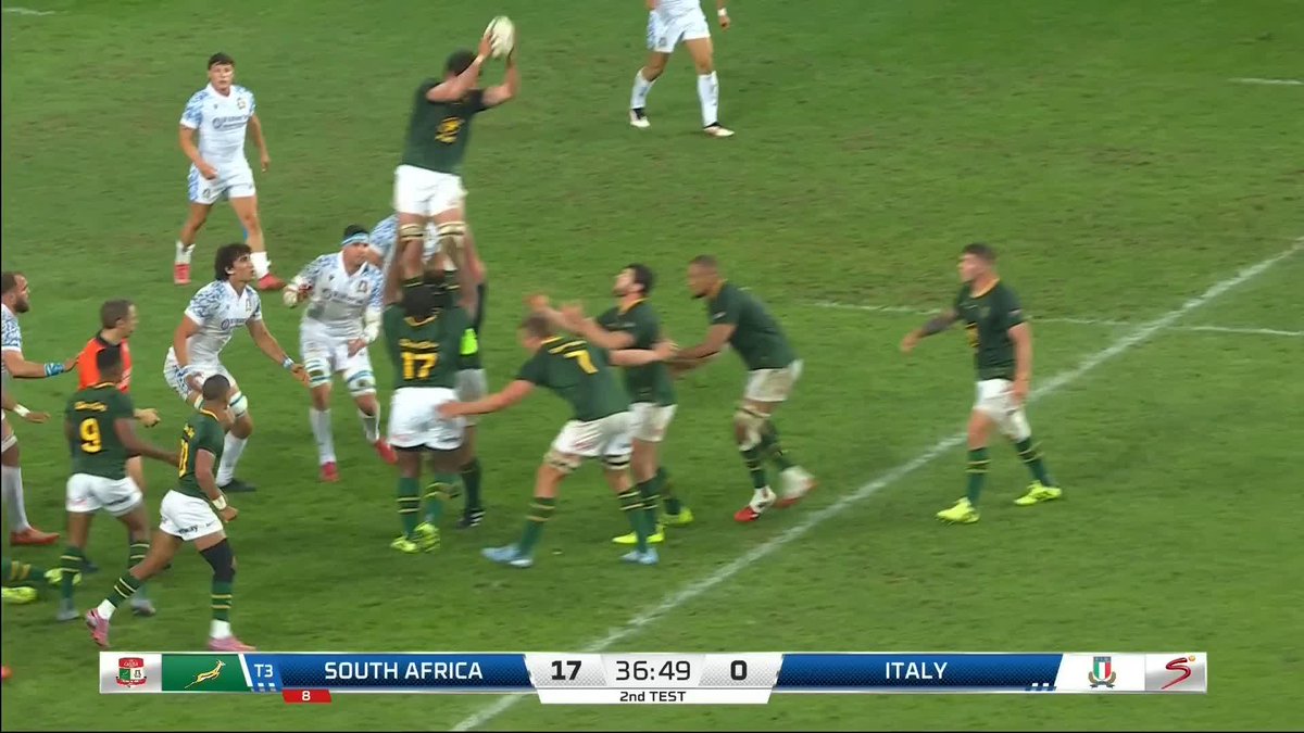 What's next from the Springboks? 😳 A midfield line-out followed by a blistering Canan Moodie finish 😅