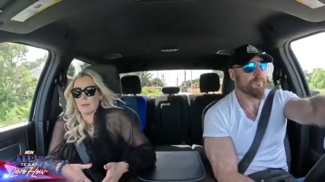 Earlier this week, Renee Paquette had a candid discussion with her husband Jon Moxley about his actions leading up to his Texas Death Match with Hangman Adam Page TONIGHT! Watch the #AEWAllInTexas ZERO HOUR right here: ▶️