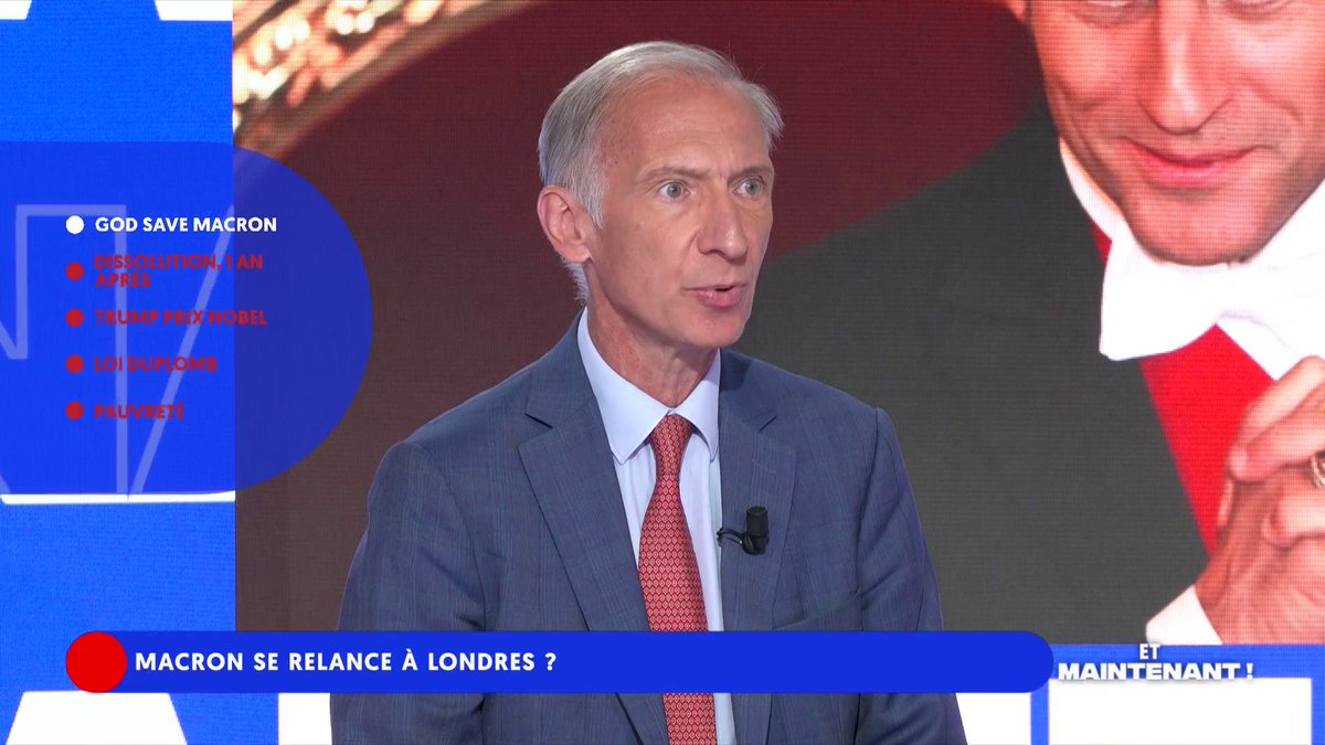 « Le mandat de #Macron est crépusculaire : record d’impopularité, plus de chef de gouvernement, pas de majorité à l’Assemblée… et des Français sidérés face au blocage complet de la décision publique ! » Nicolas Baverez #EtMaintenant