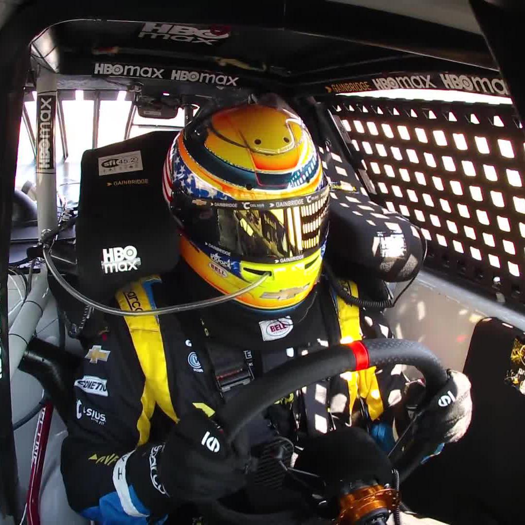 It's a busy Saturday in Michael McDowell's office! The No. 71 currently sits fifth on the speed charts in Group 1 practice.
