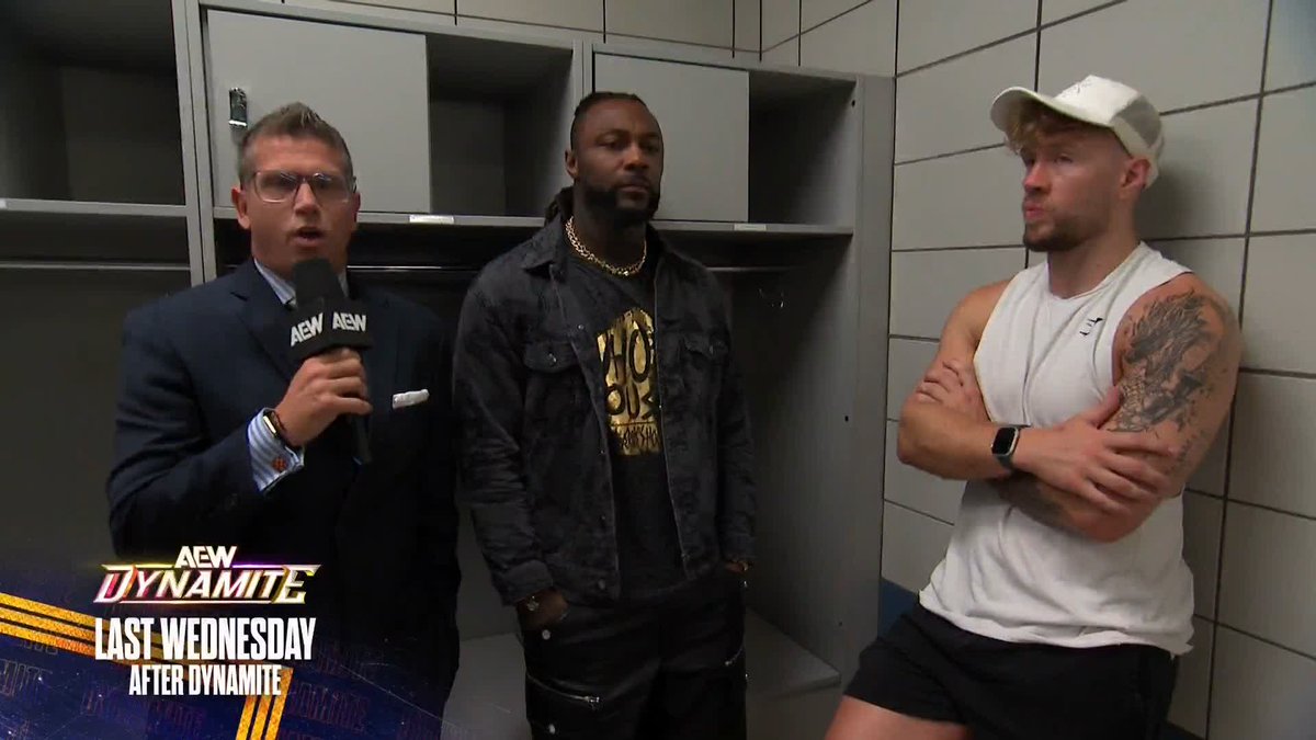 After #AEWDynamite, Will Ospreay • ウィル・オスプレイ + @SwerveConfident got on the same page ahead of their match against the @YoungBucks later tonight! Watch the #AEWAllInTexas ZERO HOUR right here: ▶️