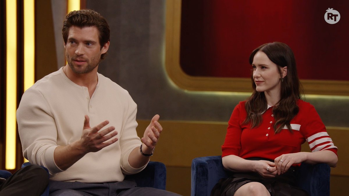 "But secretly, what he loves about Lois Lane is that she is his match." David Corenswet and Rachel Brosnahan discuss how Lois Lane challenges #Superman.