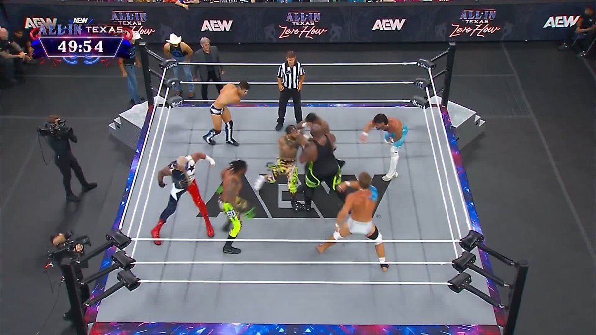 Kevin Von Erich and the Sons of Texas with the IRON CLAW on Shane Taylor Promotions! Watch the #AEWAllInTexas ZERO HOUR right here: