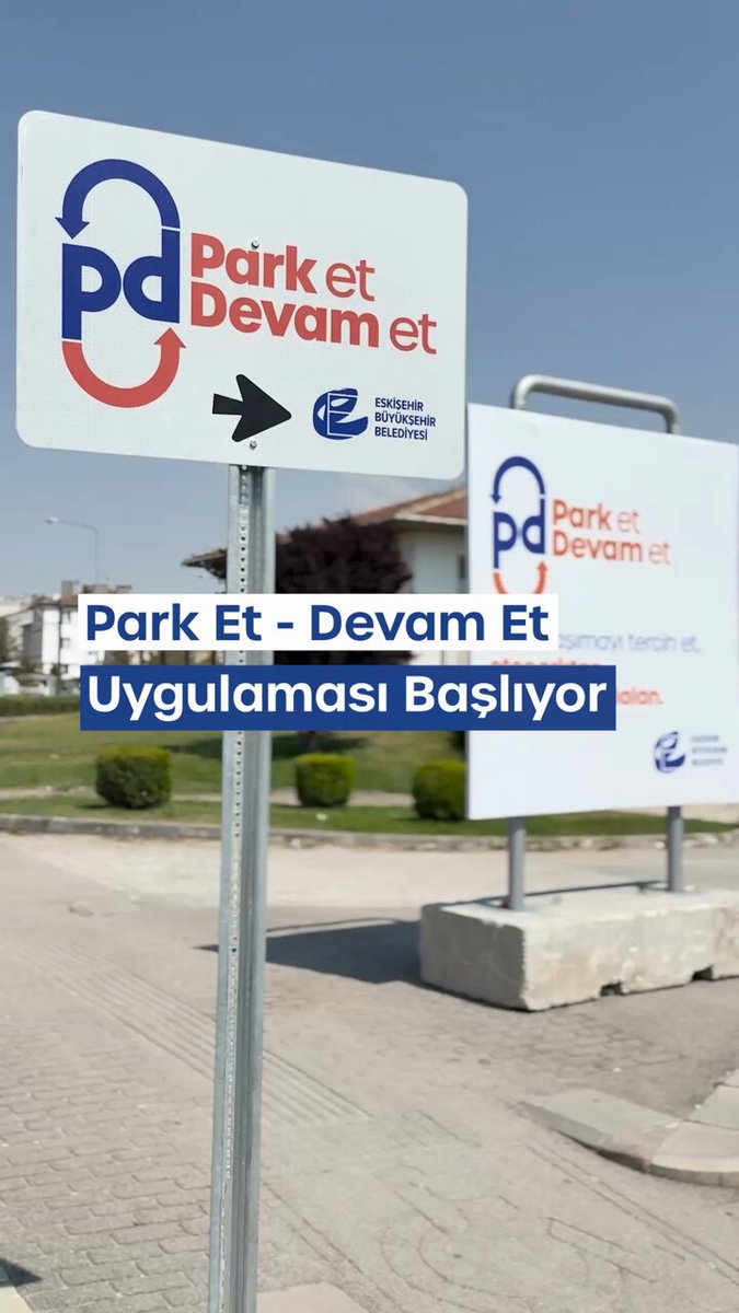 🚗🅿️ Bir sözümüzü daha yerine getiriyor, Park Et Devam Et uygulamamızı 14 Temmuz’da 2 ayrı noktada hayata geçiriyoruz. Belirlenen otoparklarımıza aracını park ederek toplu taşıma ile yoluna devam eden sürücülerimiz, hem otopark ücreti ödemiyor hem de karbon ayak izini azaltarak doğayı koruyor. Eskişehir Büyükşehir Belediyesi