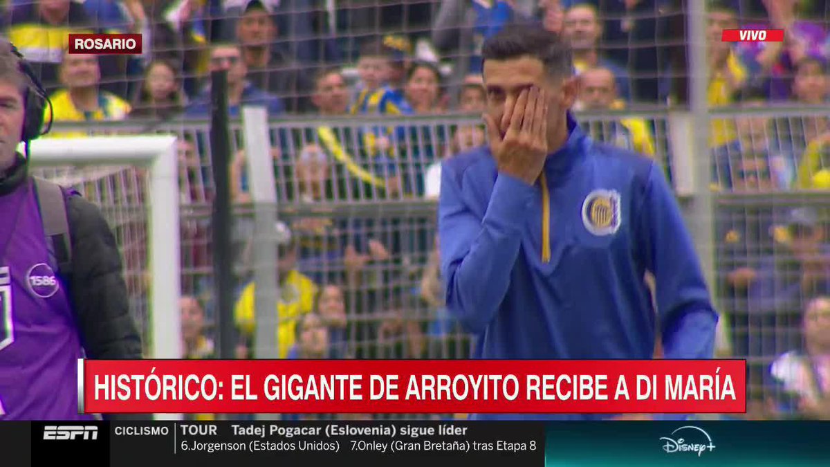 Ufff, la emoción de Angelito Di María. Qué imagen. 🥹🇦🇷