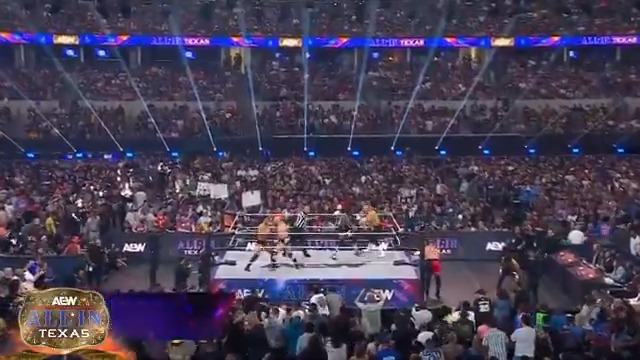The World Trios Champions, The Opps, are kicking off All In with an old fashioned brawl! Watch #AEWAllInTexas LIVE on PPV right now!