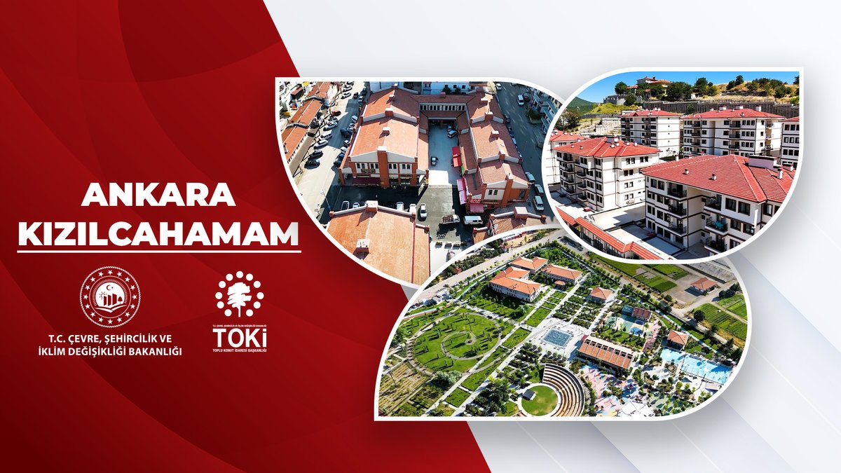 ▶️ Çevre, Şehircilik ve İklim Değişikliği Bakanlığımız koordinasyonunda Ankara Kızılcahamam'da inşa ettiğimiz ve bugün açılışı gerçekleştirilen projelerimiz hayırlı uğurlu olsun!