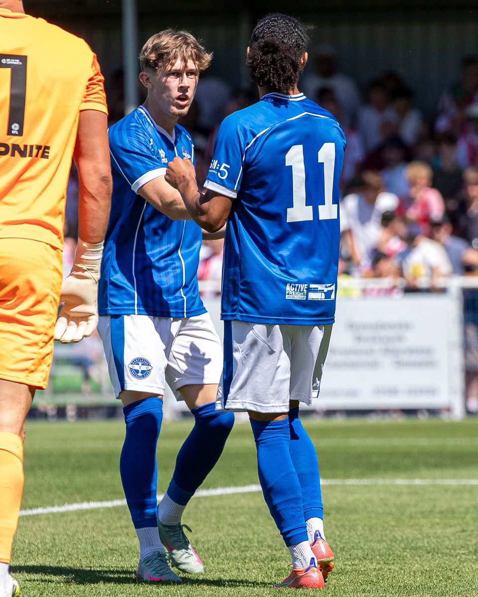 Netting his first goal for the Spitfires! 🤩 ⚽️ Kieron Evans