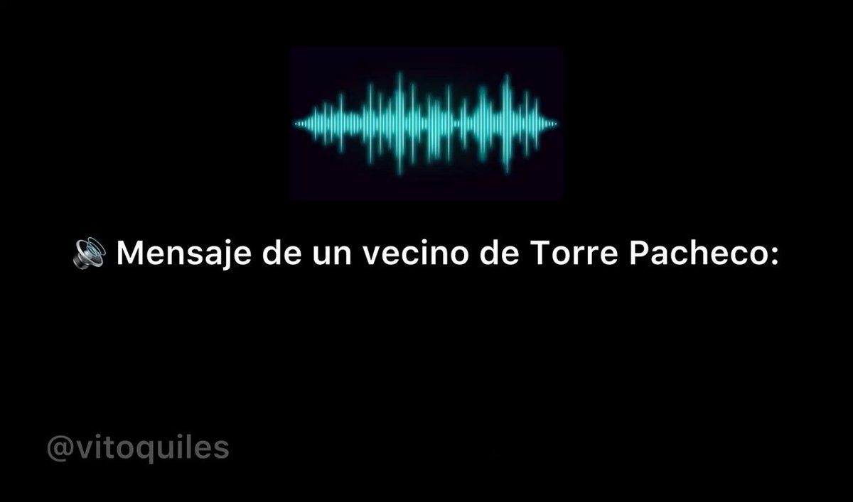 🔴 #URGENTE | Un vecino de Torre Pacheco alerta de que marroquíes con bates y cuchillos se dirigen a la localidad para sembrar el caos.