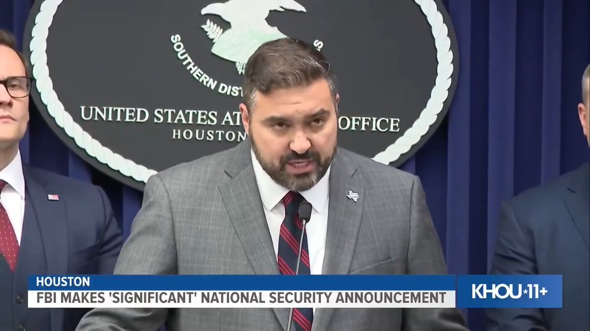 WATCH: Chinese state-sponsored hackers targeted at least two Houston-area universities in the early days of COVID-19 — trying to steal critical vaccine and medical research. DOJ says China’s Ministry of State Security was behind the hacking. U.S. Attorney Nicholas Ganjei: "For the first time in many years, an alleged Chinese state sponsored hacker has been arrested for computer intrusion crimes against institutions in the United States... We eagerly await Mr. Xu's speedy extradition to the United States, and when he arrives, we look forward to extending him a warm Texas welcome."