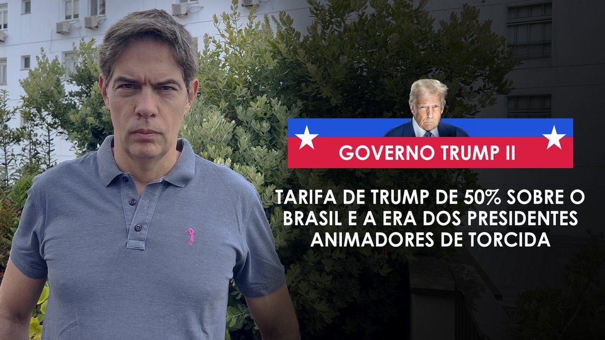 Estou de férias nos Açores, em Portugal, mas a questão das tarifas de 50% de Trump e suas razões e consequências são tão importantes que eu não podia deixar de mandar essa mensagem.