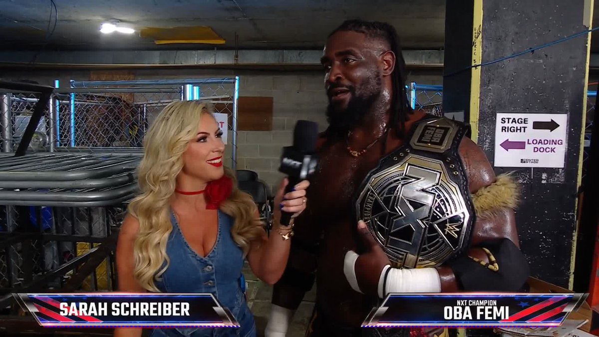 "Get out of my face!" Josh Briggs has completely lost it, and Oba Femi wwe is not having it! 😲
