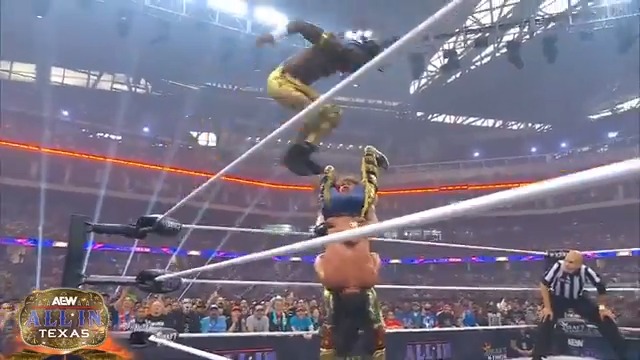 SWERVE STOMP PILEDRIVER! Watch #AEWAllInTexas LIVE on PPV right now!