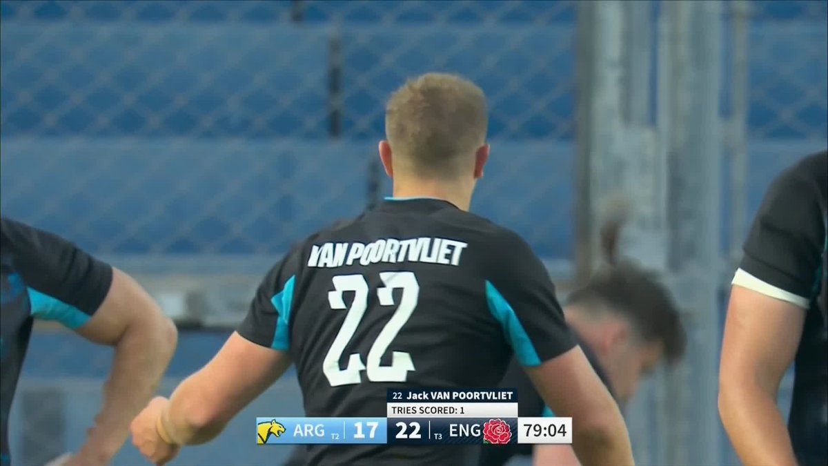 England leave it late! What a try from Jack van Poortvliet 👏
