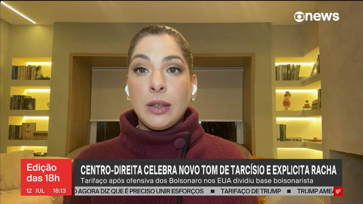 "Mudança de tom de Tarcísio (de Freitas) foi articulada com o Centrão para preservar projeto presidencial", diz Daniela Lima, após o governador de SP comentar sobre anistia e tarifaço de Donald Trump. ➡ Assista: #GloboNews