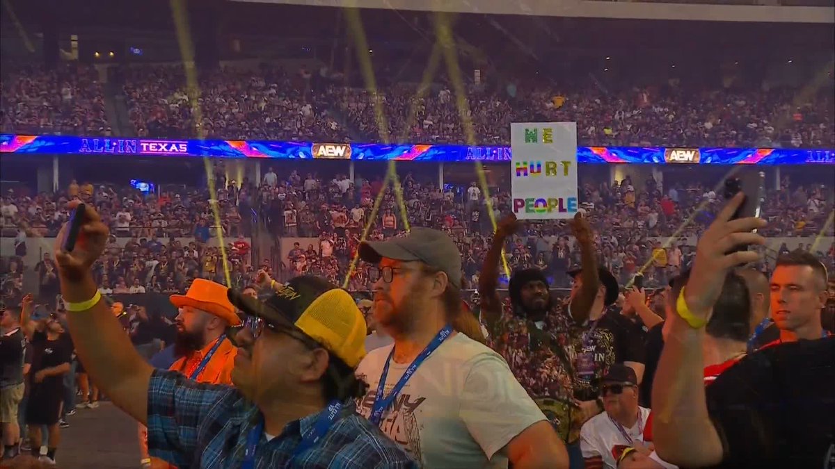 .WESTSIDEGUNN, @SmokeDZA + MVP reminding the world that the AEW World Tag Team Champions, The Hurt Syndicate are about to do what they do best. Hurt. People. Watch #AEWAllInTexas LIVE on PPV right now!