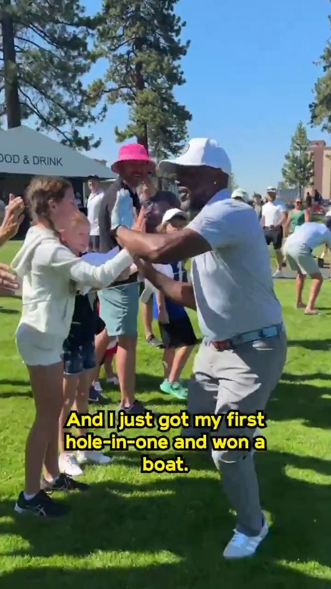 "I got my first hole-in-one and won a boat." ⛳️🚤 What a day for former MLB star Jimmy Rollins!