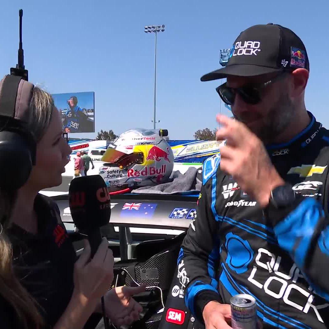You weren't just the only one having a blast today Shane van Gisbergen!