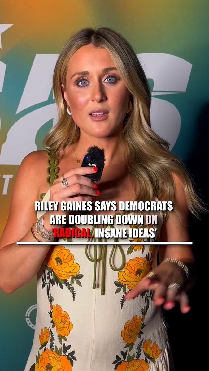 .Riley Gaines : "The left continues to double down on the radical, insane ideas that men can become women, men should be in women's sports, tampons belong in boys bathrooms, men can get pregnant. All of the things that reality tells us cannot happen, should not happen, are not objectively true…" | Turning Point USA