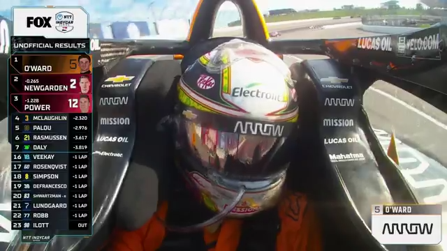 PATO O'WARD WINS AT IOWA SPEEDWAY!