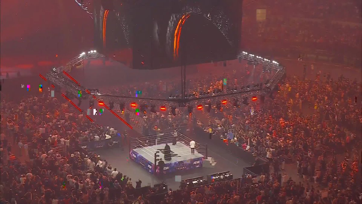 Thanks so much to @JasonCMiller for lending his talent to Kenny Omega's EPIC entrance for his confrontation with @RainmakerXOkada! Watch #AEWAllInTexas LIVE on PPV right now!