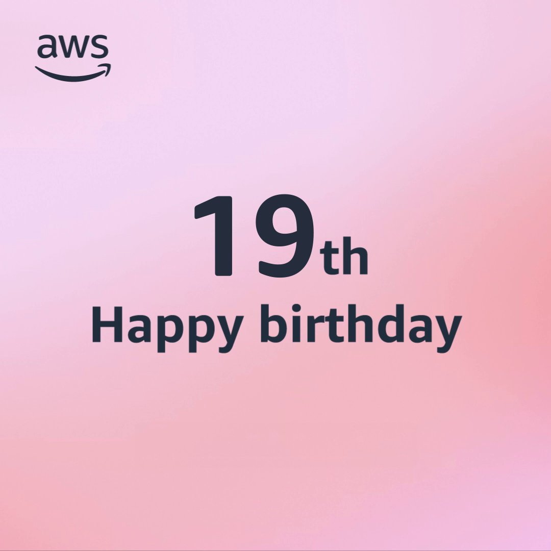 🎂本日は AWS サービスのお誕生日です🎈 Amazon SQS は 2006 年 7 月本日に発表され、皆さまのお陰で本日 1️⃣9️⃣回目のお誕生日を迎えることができました。2️⃣0️⃣年目も一緒に歩んでいきましょう。 ✅️ お祝いコメントや SQS 愛などいただけると嬉しいです 🤲 🥰👇